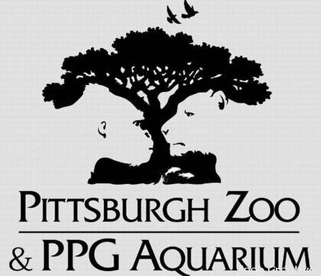 Outro Zoo que também decidiu usar o 'espaço negativo' no desenho da marca foi o de Pittsburgh