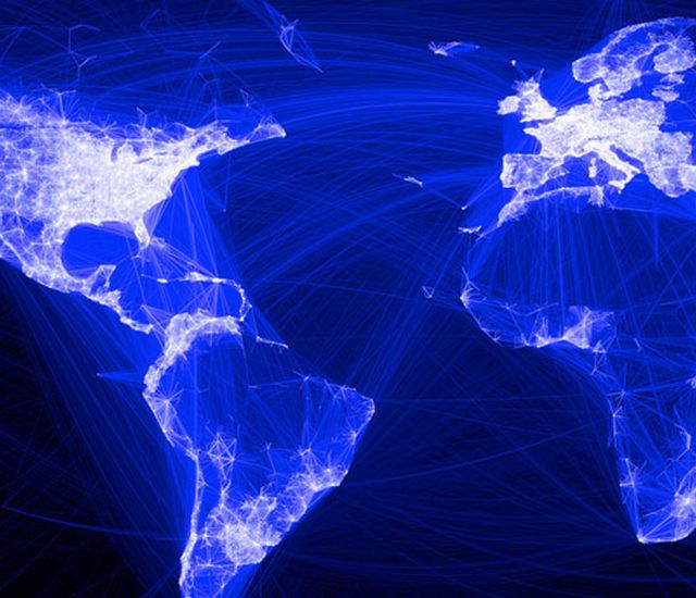 O mapa das redes sociais no mundo todo. 
