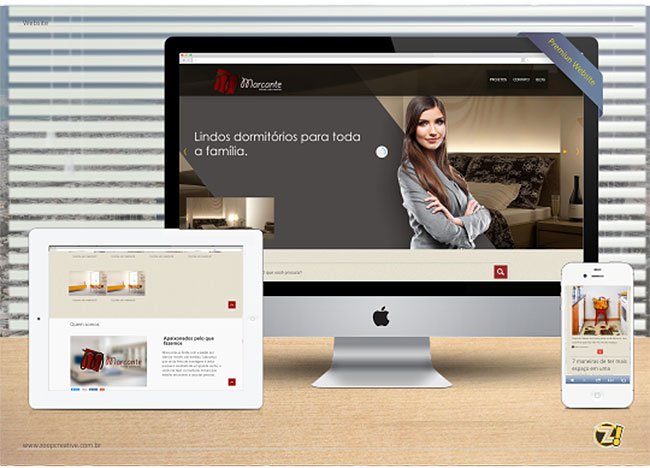 Novo website para Móveis Marcante