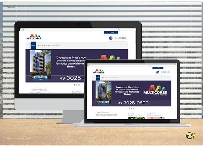 Novo website para Multicores