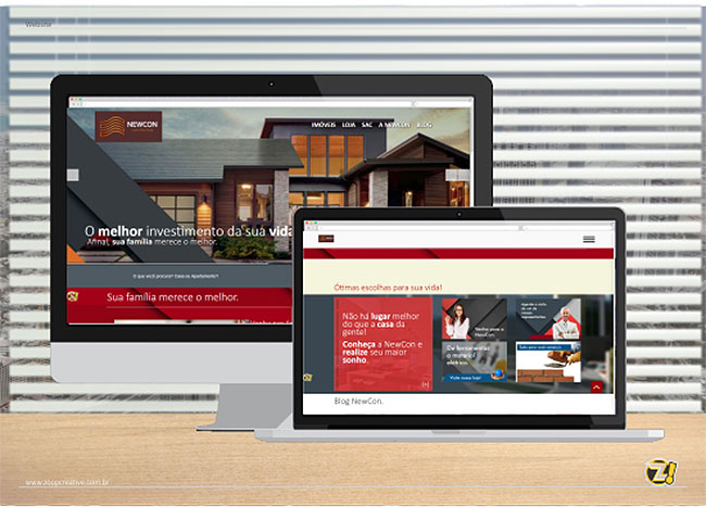 Novo website para NewCon Construtora